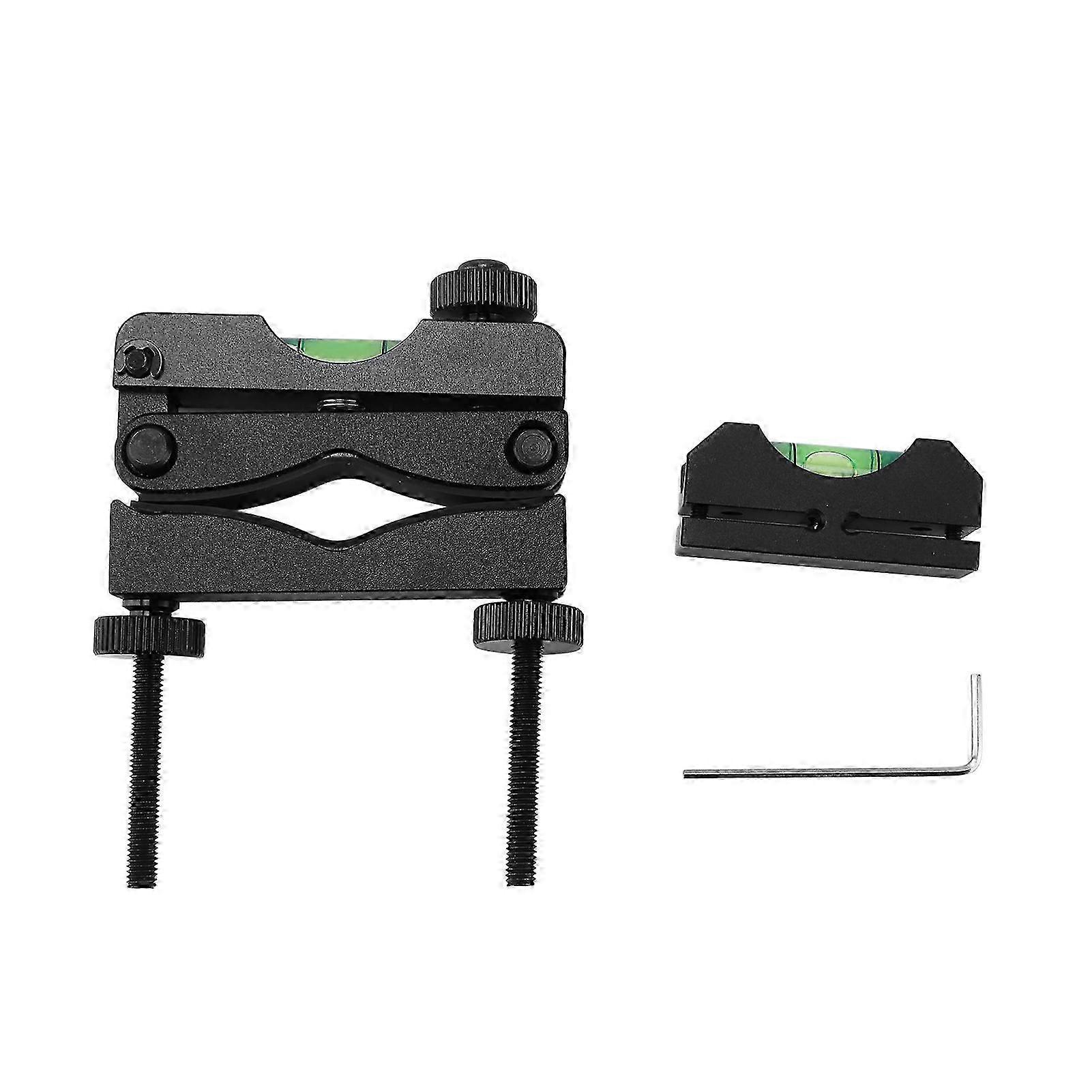 25-26 Reticle Leveling System Universal Aluminium Alloy Scope Alignment Level Tool for CarsBlack
