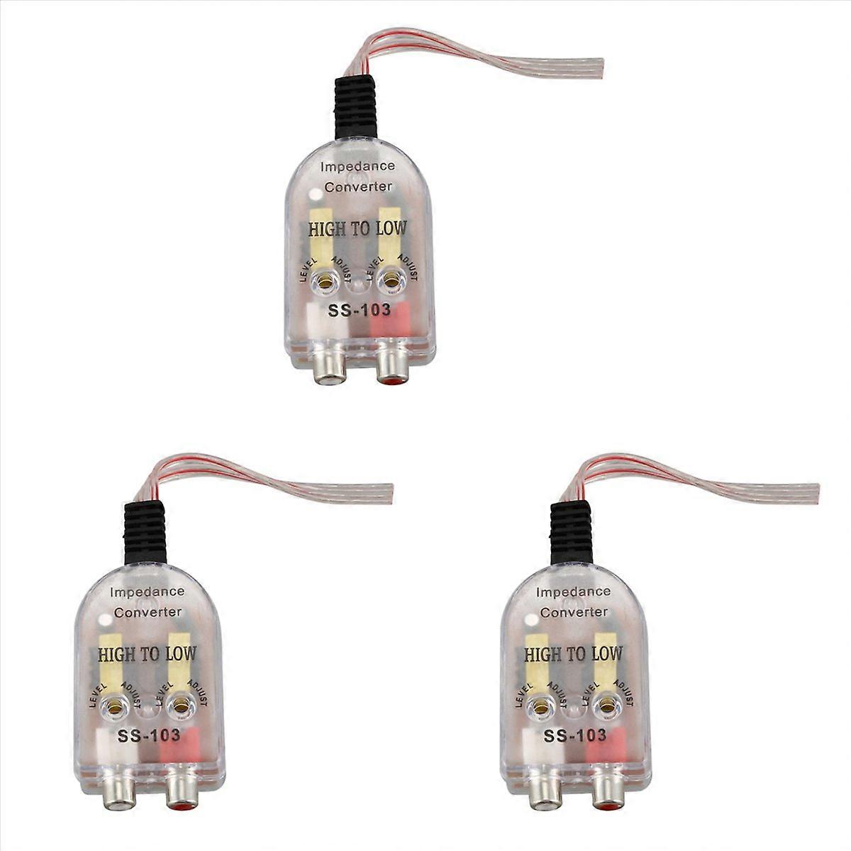 Auto Auto High to Low Impedanz Konverter Adapter Lautsprecher zu Line