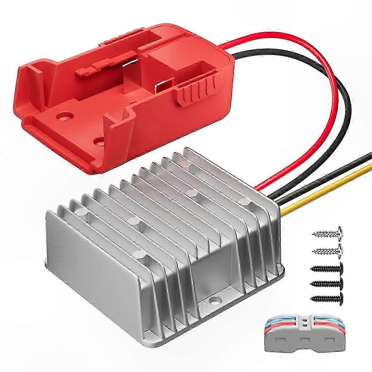 18V to 12V Step-Down Converter Adapter for Cordless Tools Battery Systems