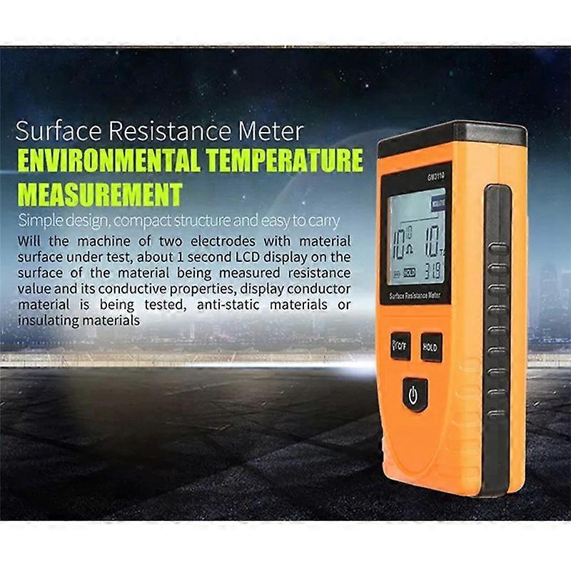 GM3110 High Precision Surface Resistance Tester Anti-Static Tester Digital Anti-Static Resistance Me