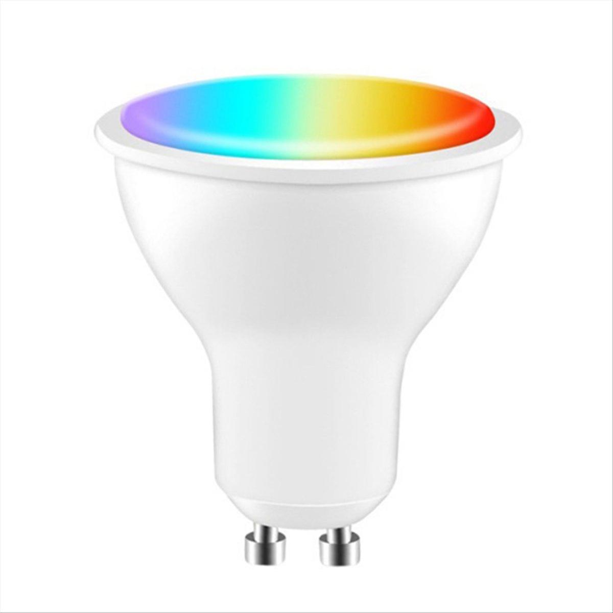 Tuya GU10 Smart LED Bulb Dimmable 5W AC200-240V WIFI+Bluetooth Smart Life App Control Work with Home 1PCS
