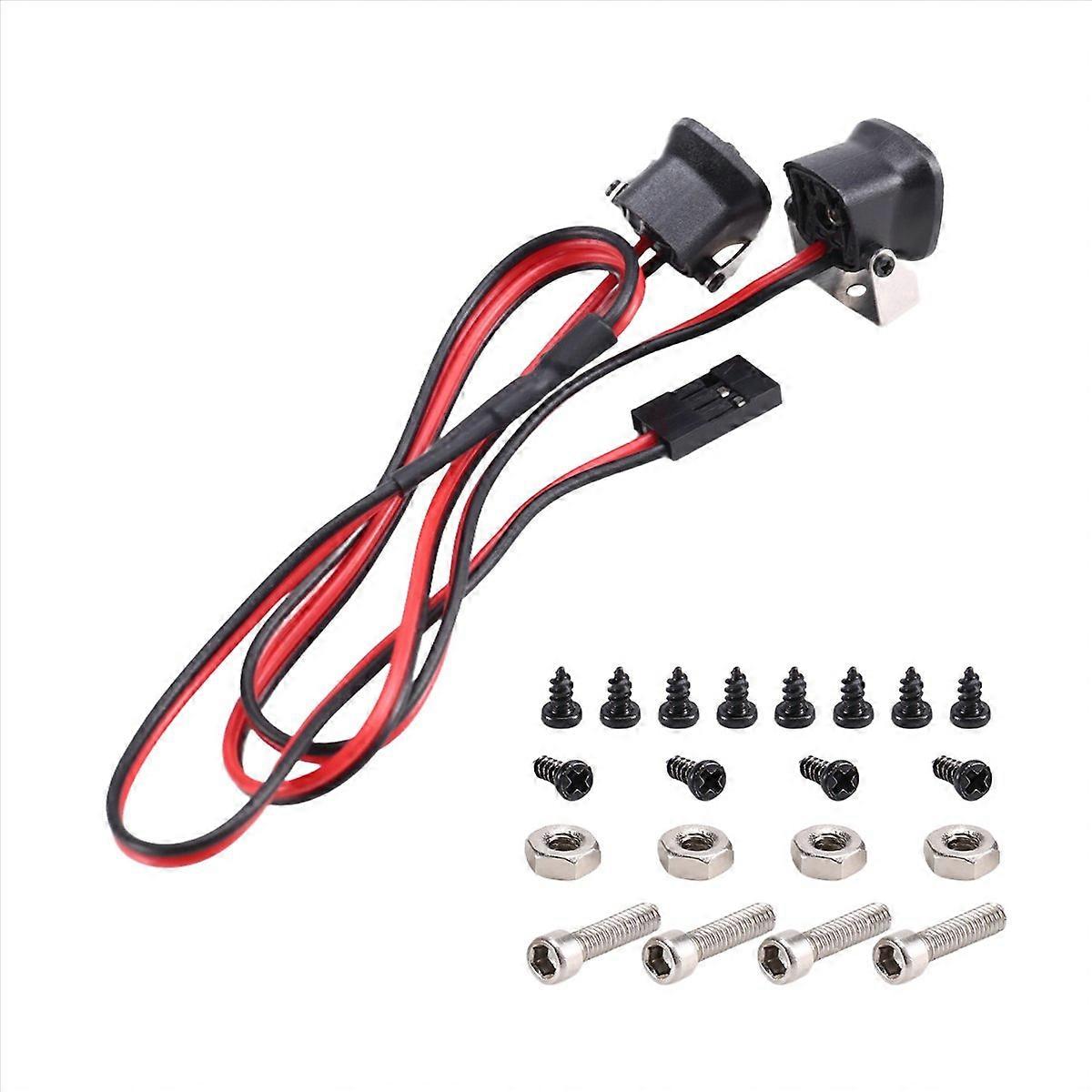 Front Front LED Lights Spotlight for 1/10 RC Crawler Red Light