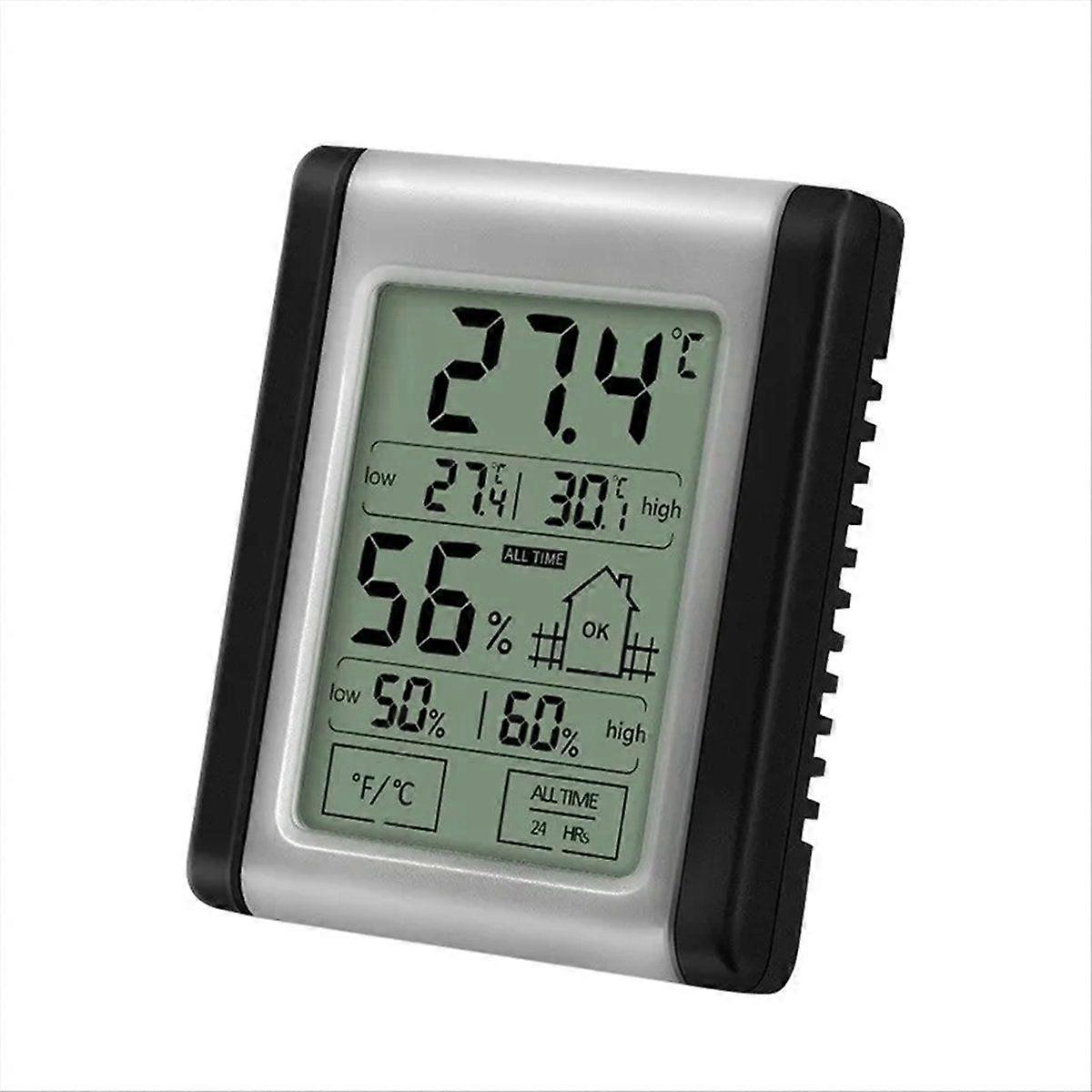 Temperature Humidity Meter High Digital Indoor Touch Screen Electronic Temperature and Humidity Met