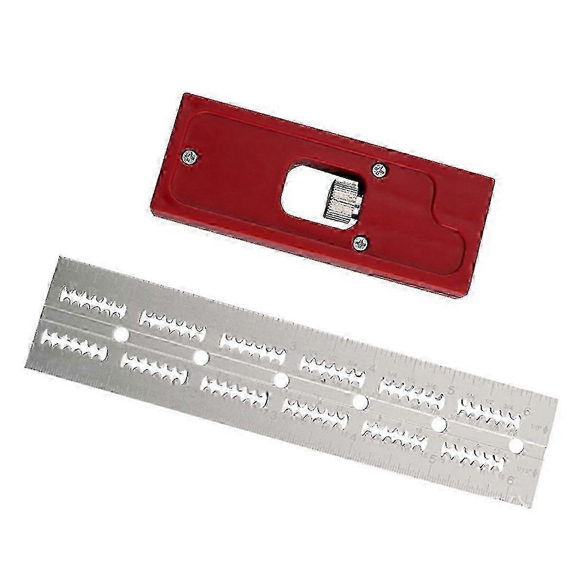 Woodworking Aluminum Alloy Combination Calipers with Precision Line Marking & Adjustable Ruler