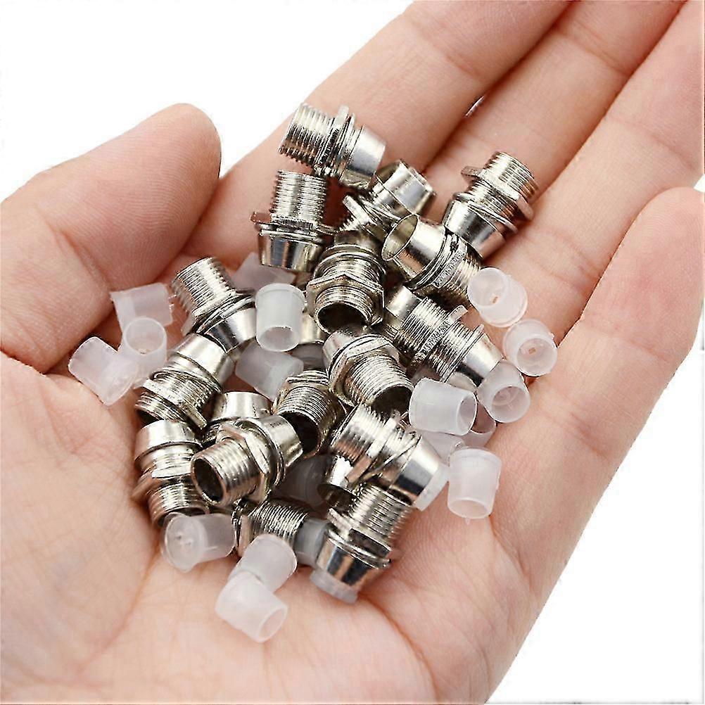 20pcs/pack New Copper 5mm Light Emitting Diode LED Holder Mount Panel Display Thread Mount Holder Size 8mm