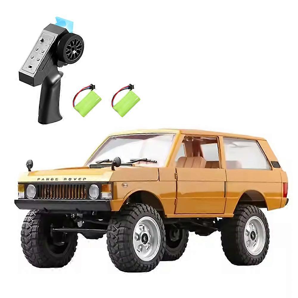 Remote Control Car, 1:12 Scale Remote Control Crawler for Kids Adults 2.4Ghz 4WD Rechargeable Remote Control Car Toy with Controllable Headlights 2 B