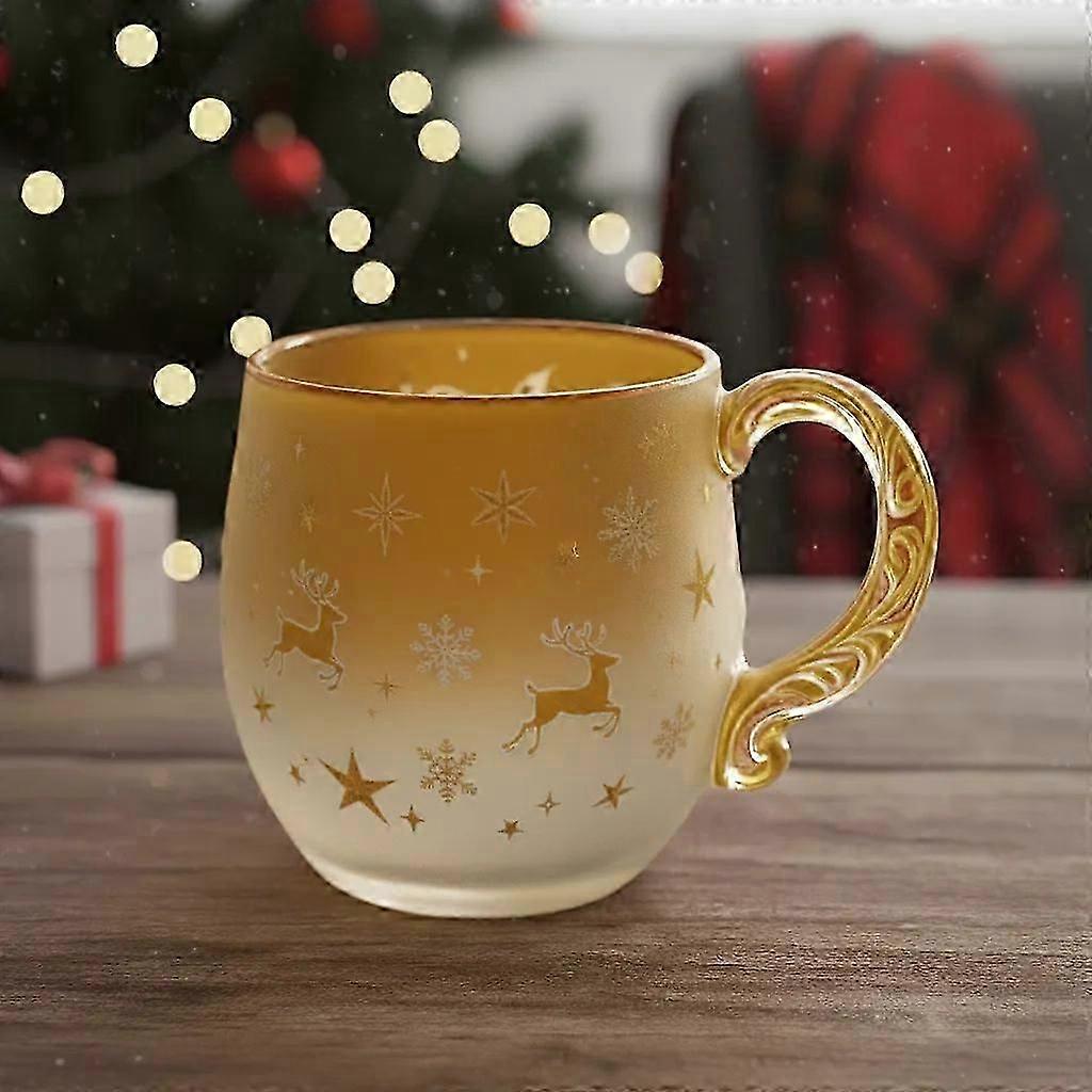 Jouluteemainen lasisarja, meri ja auringonlasku -muki