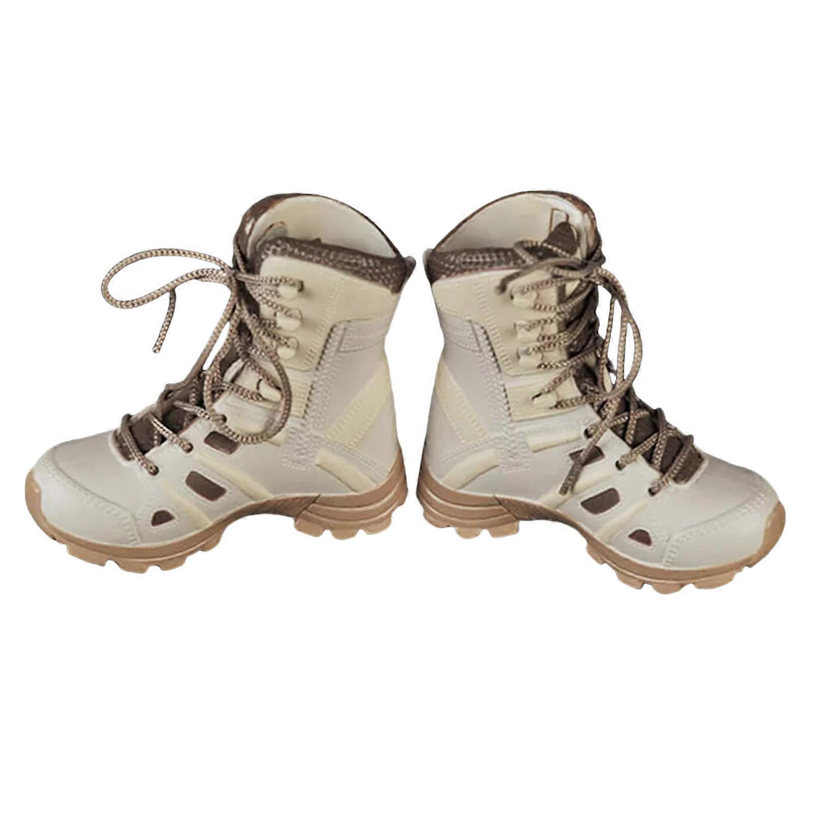 Realistic 1/6 Scale Climbing Shoes Action Figure Boot for Soldier Figures Enhancing Model Displaying and Decors Multicolor