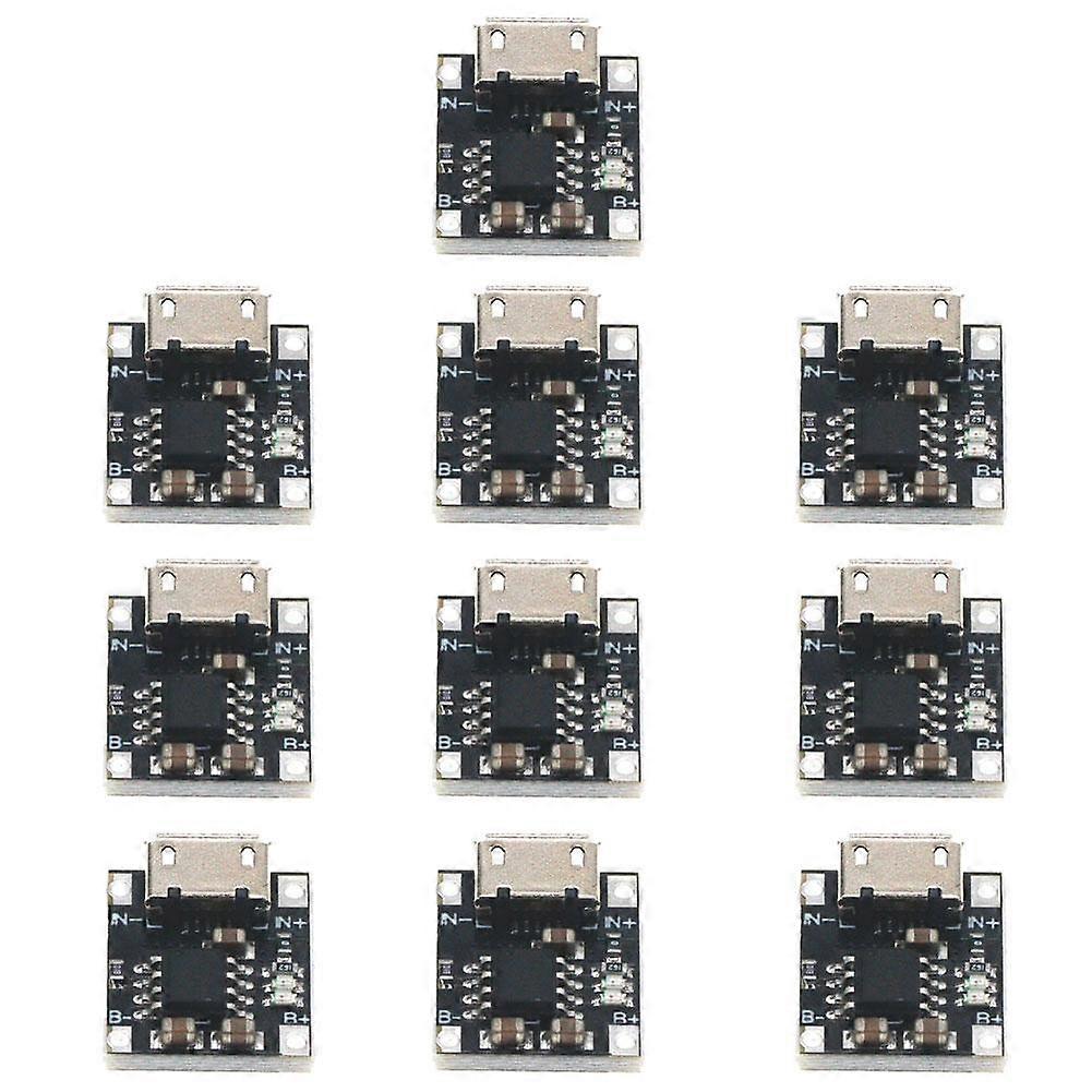 10pcs for TP4056 Lithium Battery Charging Module with Micro USB Interface