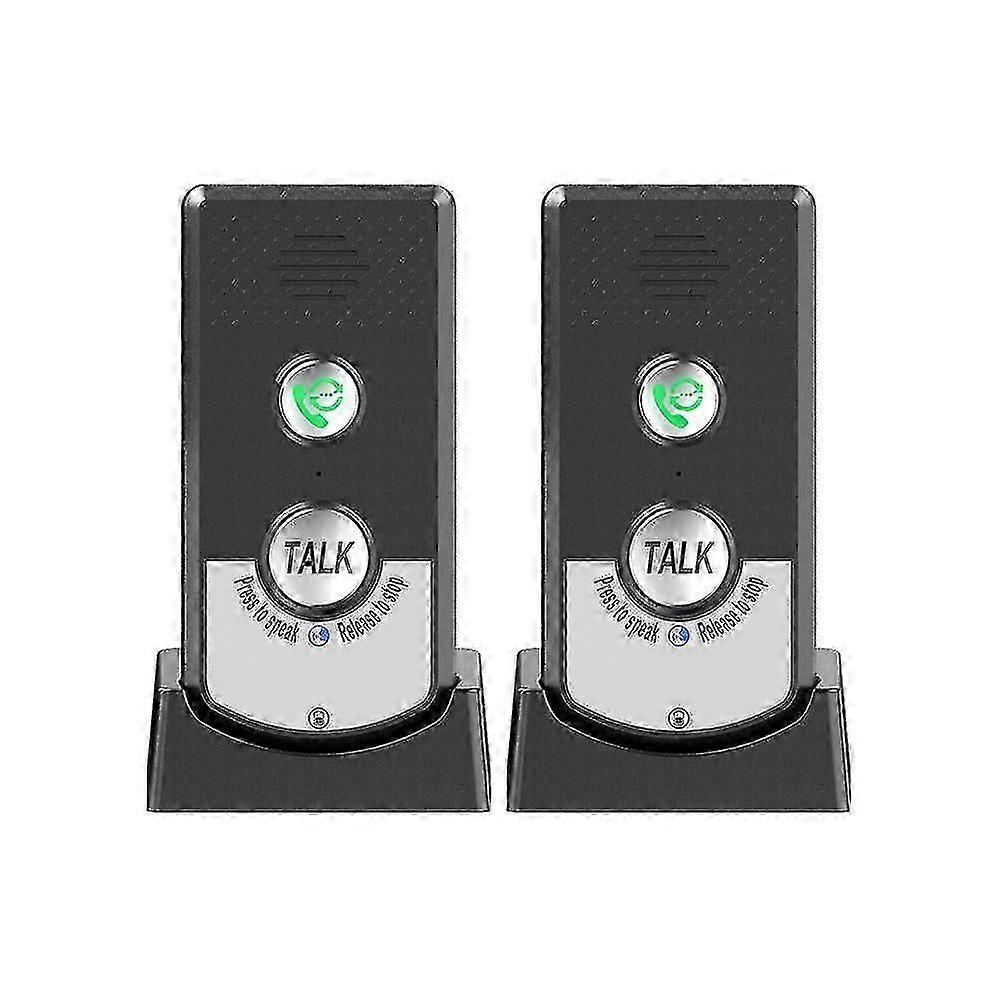 2 Pack Intercoms Wireless for Home Voice Bidirectional Caller Home Ultra Long Distance Portable