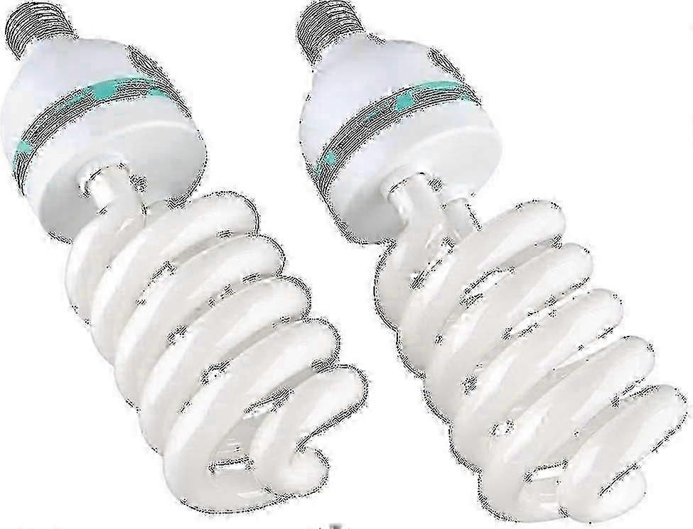 2個 135W E27 5500K 昼光写真用電球 220V 写真スタジオビデオ用