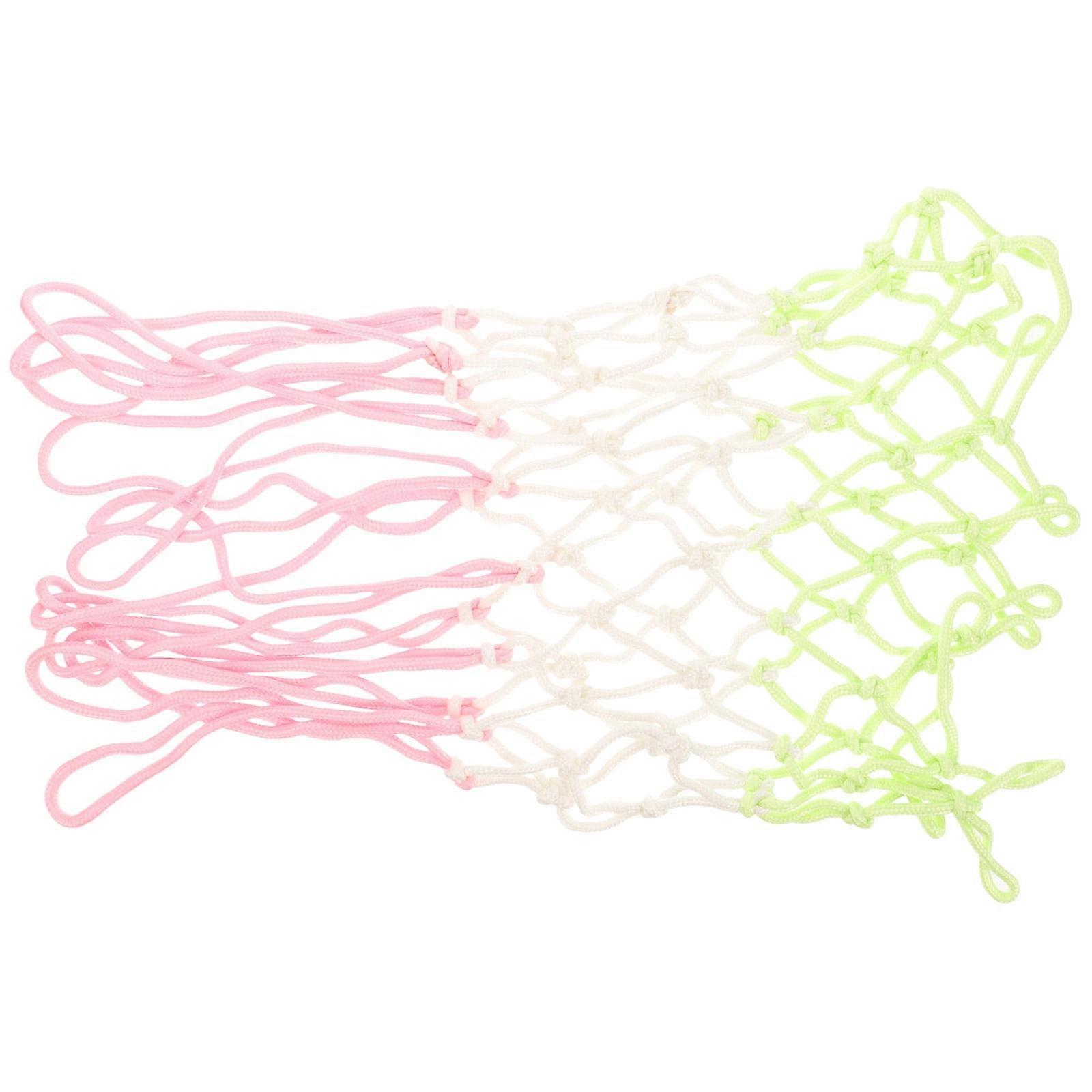 Portable Basketball Net Nightlight Drainage Hoop Replacement Major Fluorescent Mesh