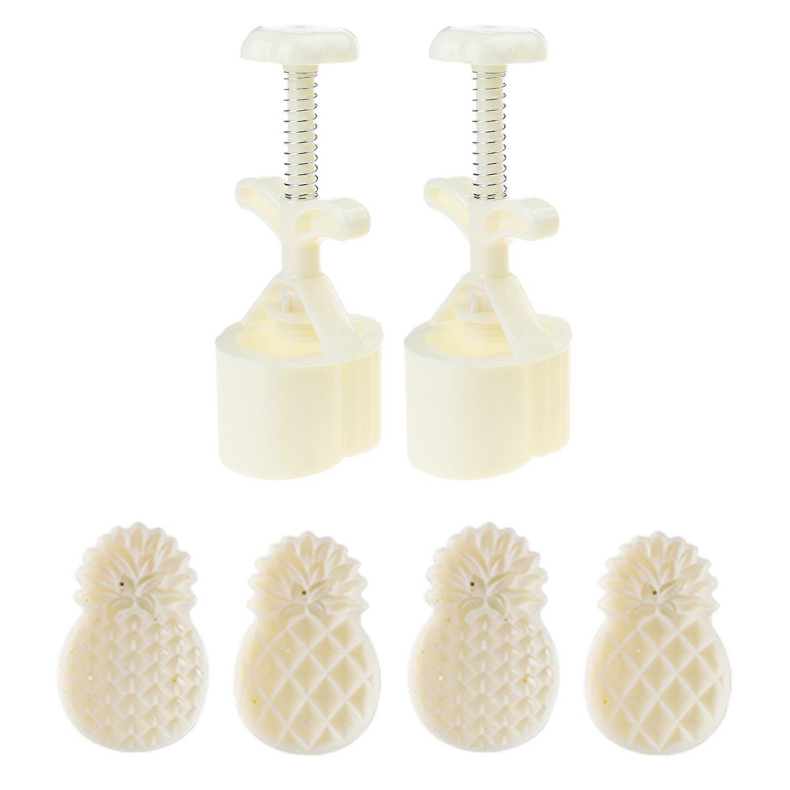 Pineapple Mooncakes Mold User Friendly Mold for Crafting Pineapple Mooncakes Cook Mold Multicolor