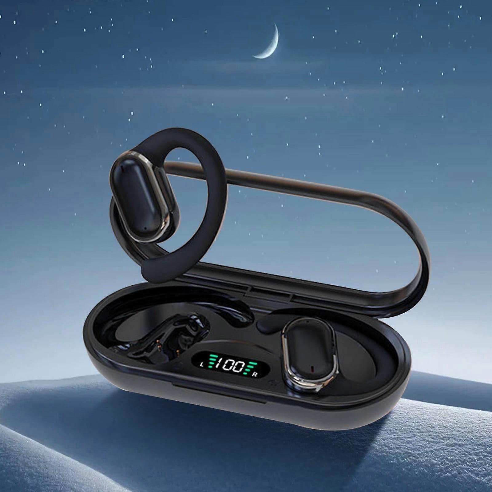 Stylish Bluetooth 5.3 Earhook with High Sound Quality, Long Battery Life, Smart Display & Universal Private Mode; compatible with all devices.