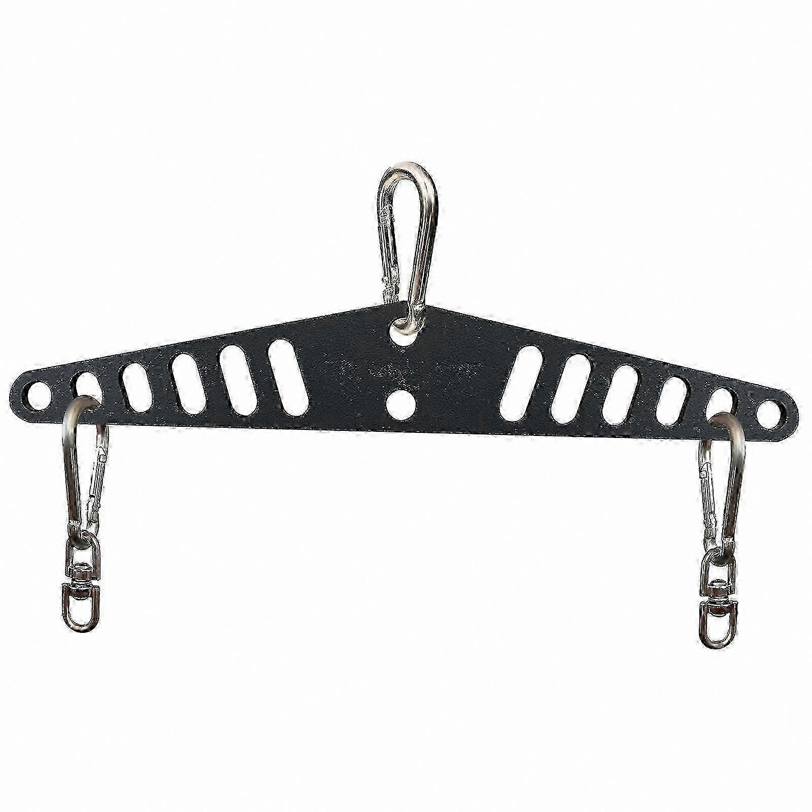 Versatile Pull-Down Bar with Adapter Plate for Cable Machines, Home Gym Squat Rack Accessory