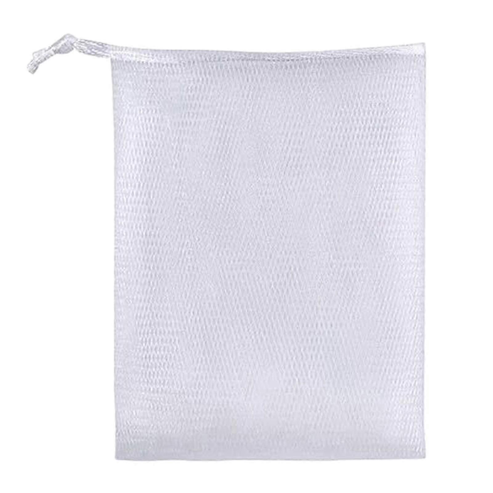2025 Create Rich and Lasting with our Handmade Soap Foam Net Mesh Soap Bag Perfect for Shower Time A