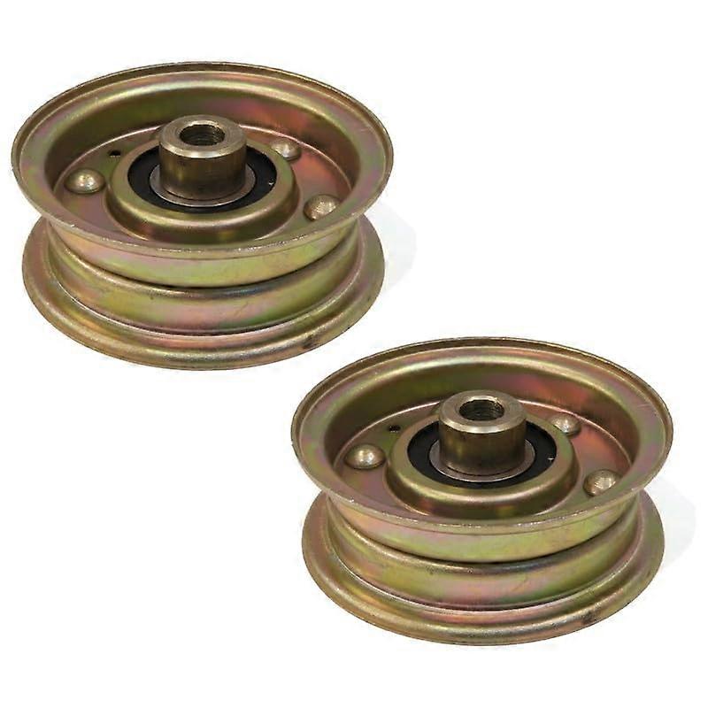 Pack of 2 Lawn Mower Idler Pulleys for MTD Cub Cadet 7560981A Replacement – Durable Performance