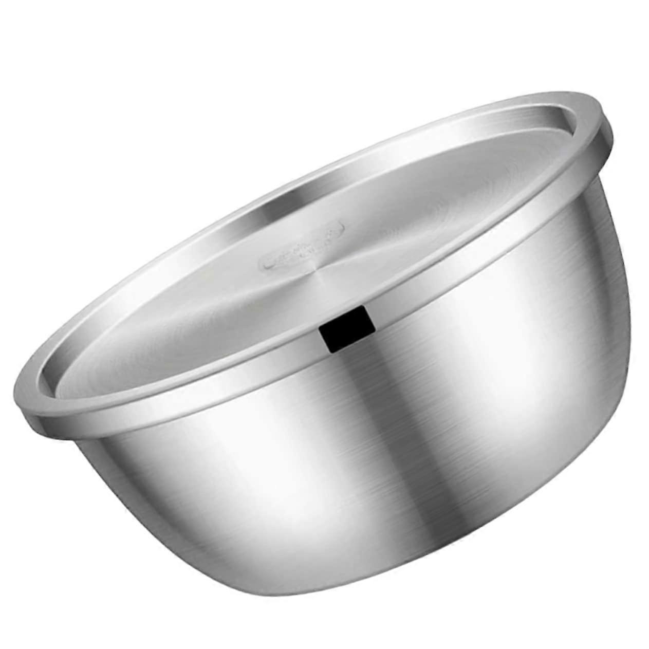 Stainless Steel Mixing Bowls Set with Airtight Lids, Stackable for Baking and Cooking