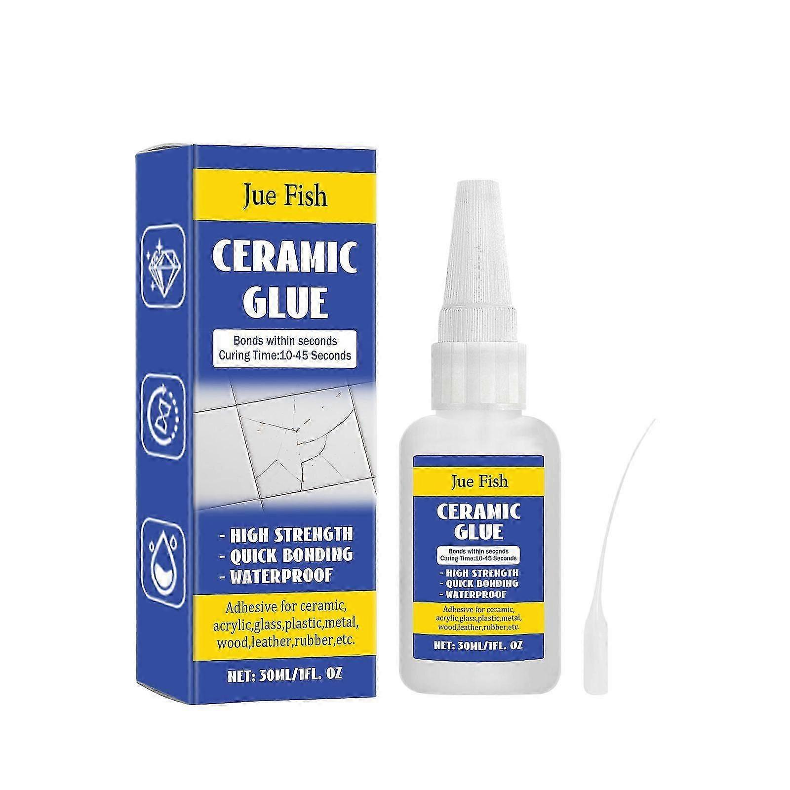 Multi-Functional Ceramic Repair Glue - Quick Adhesive for Porcelain, Glass & Plastic Repairs