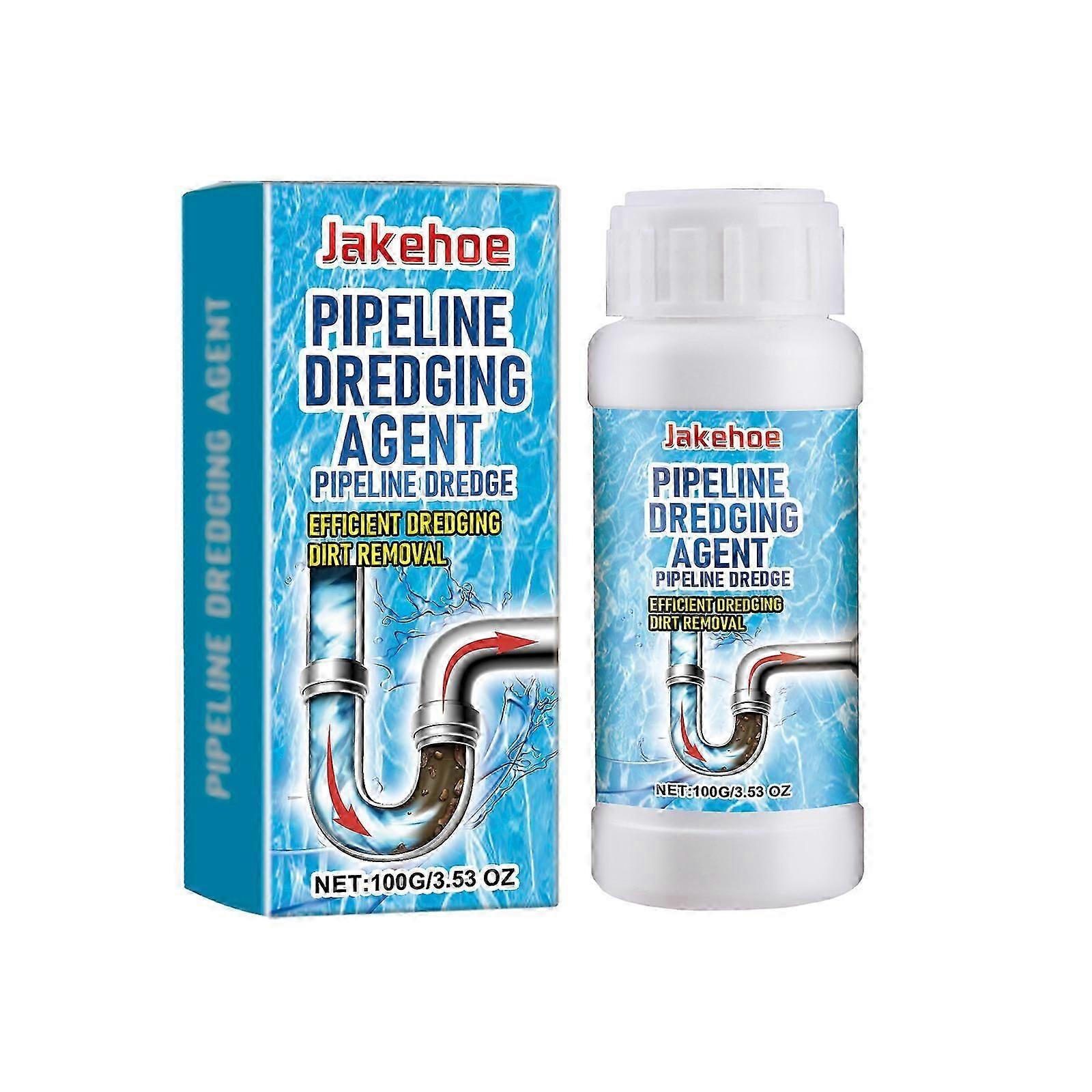 Fast-Acting Drain Opener - Safe & Effective Pipe Unclogger for Kitchen & Bathroom, 100g | Powerful, Non-Corrosive Formula for Quick Drain Clearing