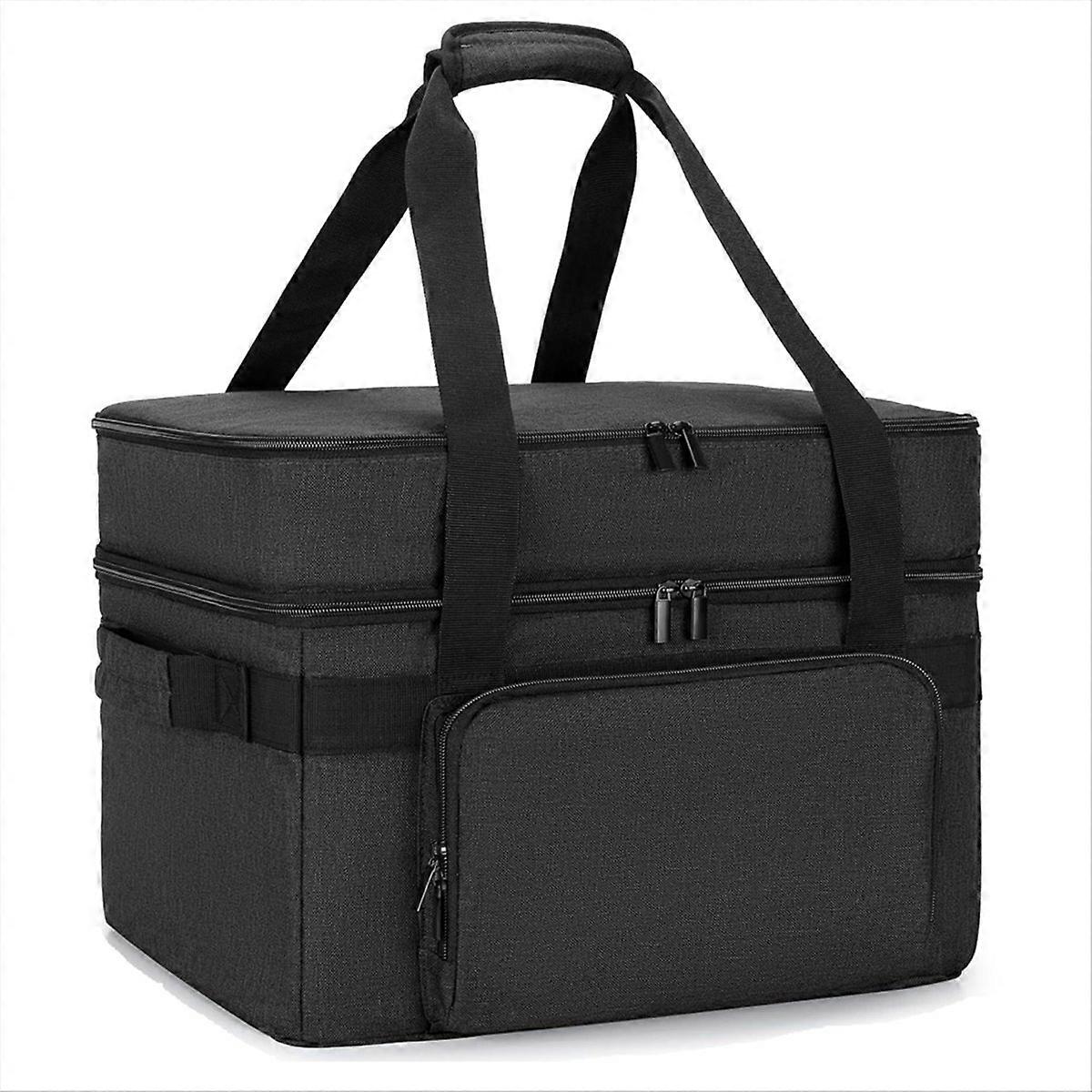 حقيبة حمل شواء داخلية مع شواية سفلية بدون دخان