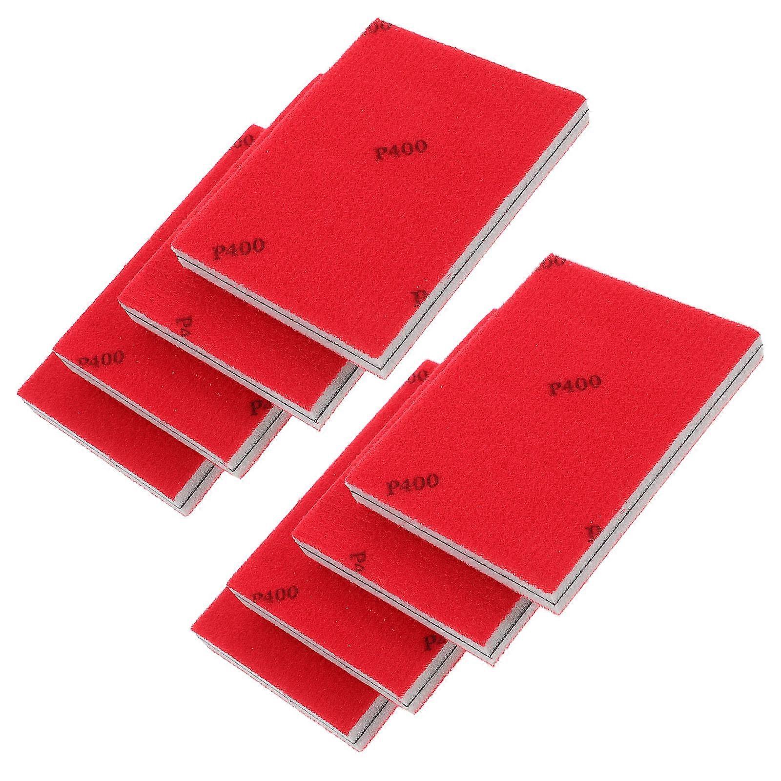 Sanding Sheets Sandpaper Pad 10.00x7.60x0.50cm Surface Sanding 8Pcs