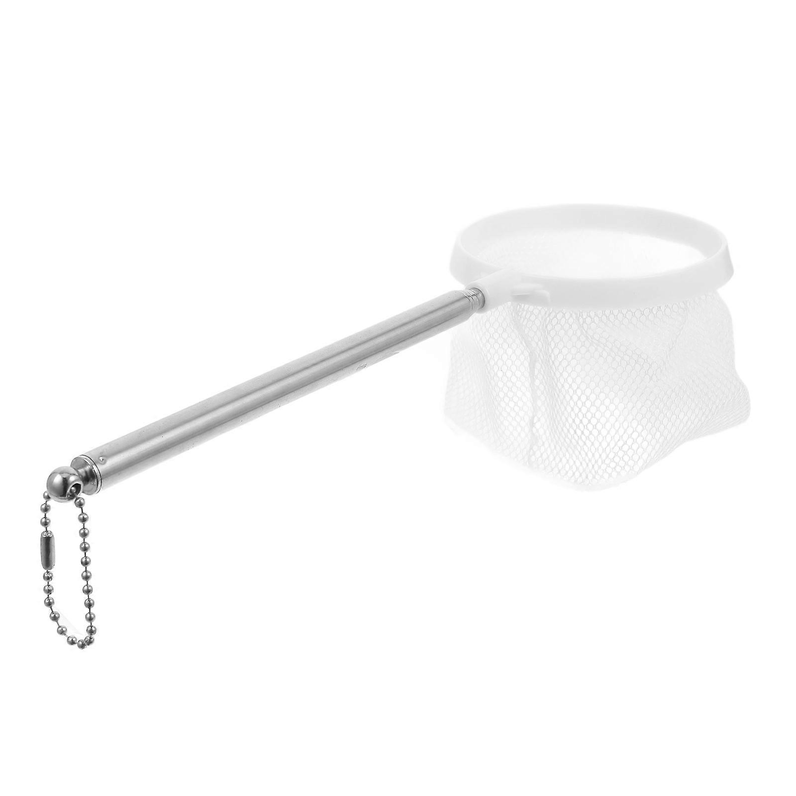 Extendable Handle Shrimp Net Stainless Steel for Aquarium Cleaning