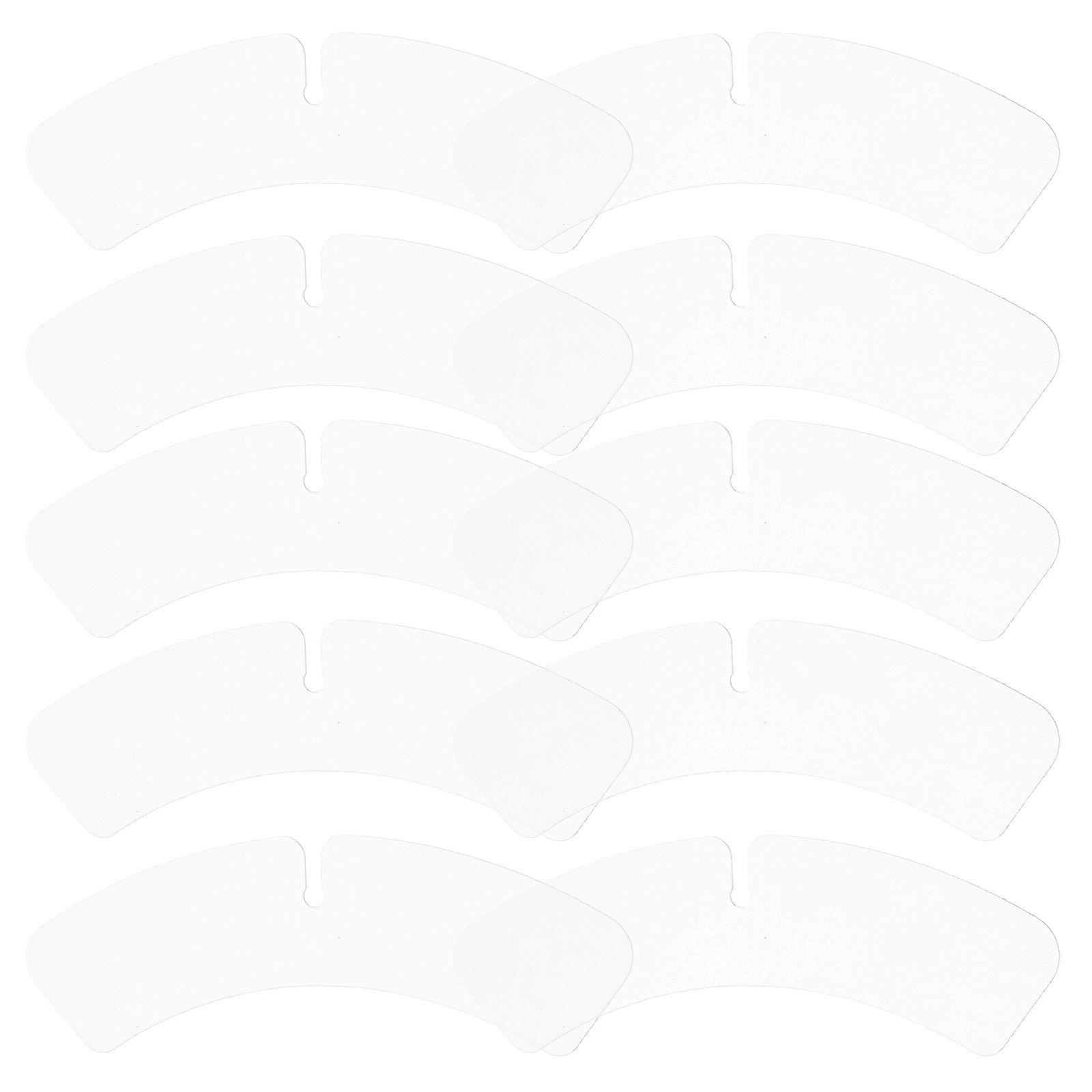 Shirt Collar Stays Blue Plastic Collar Support Accessories 100Pcs