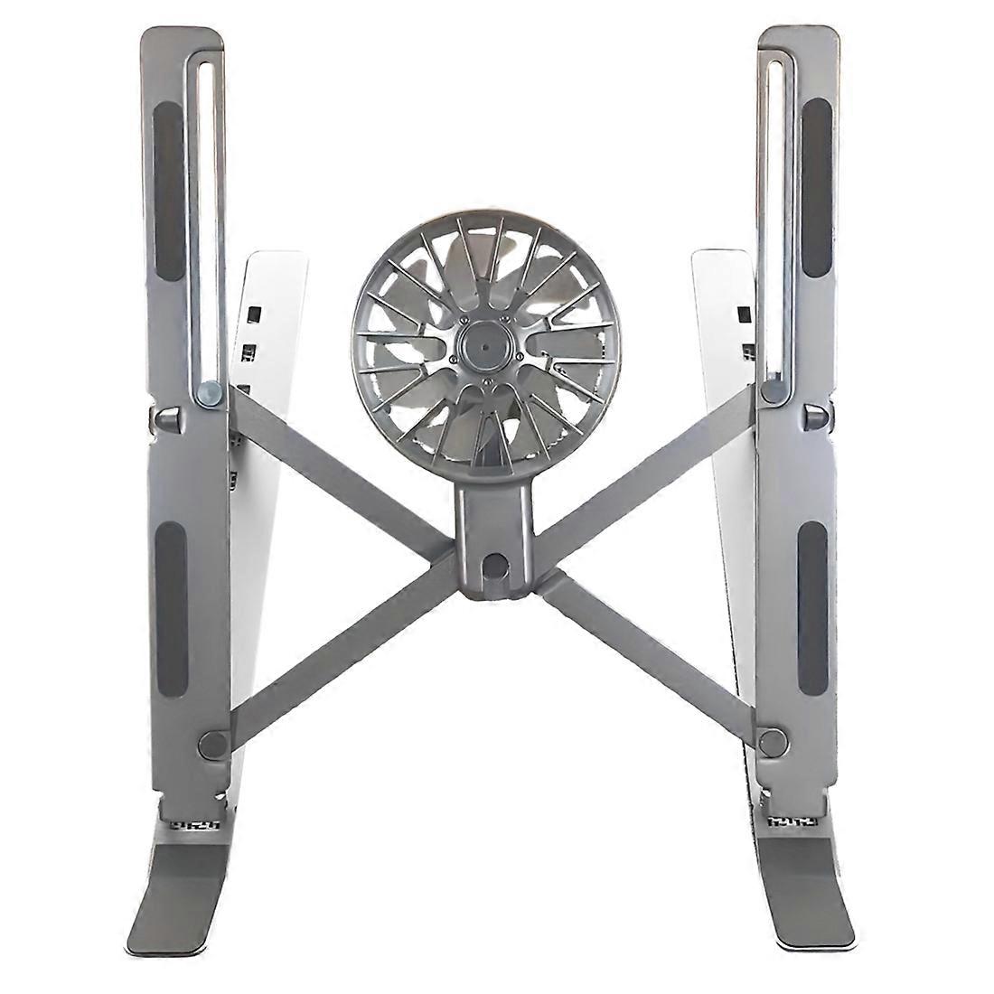 Adjustable Laptop Fan Stand,Durable and Stable Lift Cooling Base,Suitable for 10-17inch Laptops and Tablets B