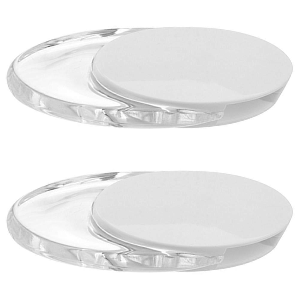 Roller Blind Handle Clear Plastic Vertical Blind Handles for Window Use 2Pcs