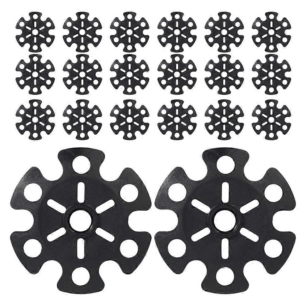 Rubber Trekking Pole Snow Baskets for Hiking Stability 20Pcs Pack