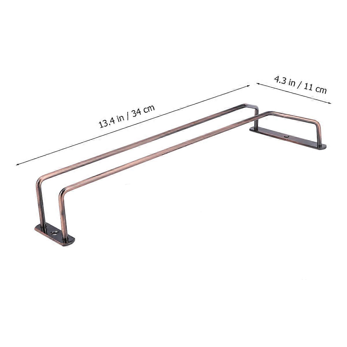 Stemware Rack Under Cabinet Wine Holder for Wine Glass Storage 1Pack