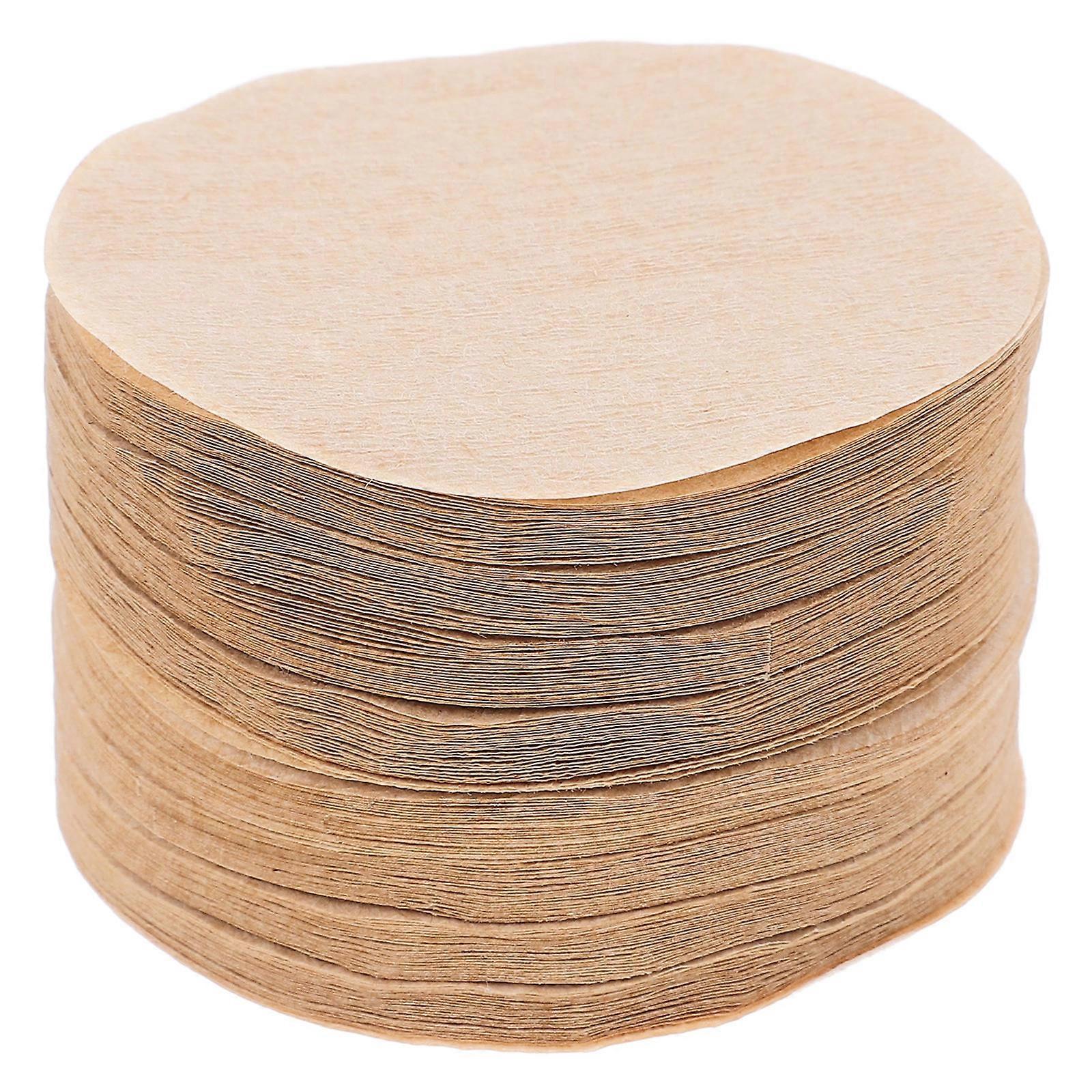 Round Coffee Filter Paper Pads for Home Use Unbleached 200Pcs