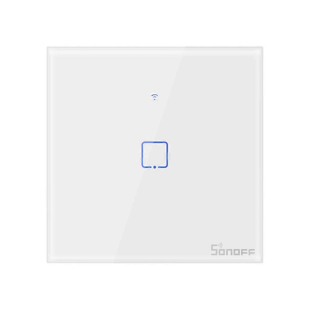 Smart Wall Switch,Sonoff Wireless WiFi Connected Light Switch,Compatible with Alexa,Google Home and IFTTT,Touch Switch with Remote Control a-309