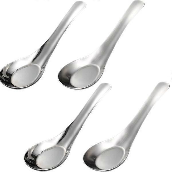 Asian Soup Spoon - Stainless Steel 2-pack 4-pack