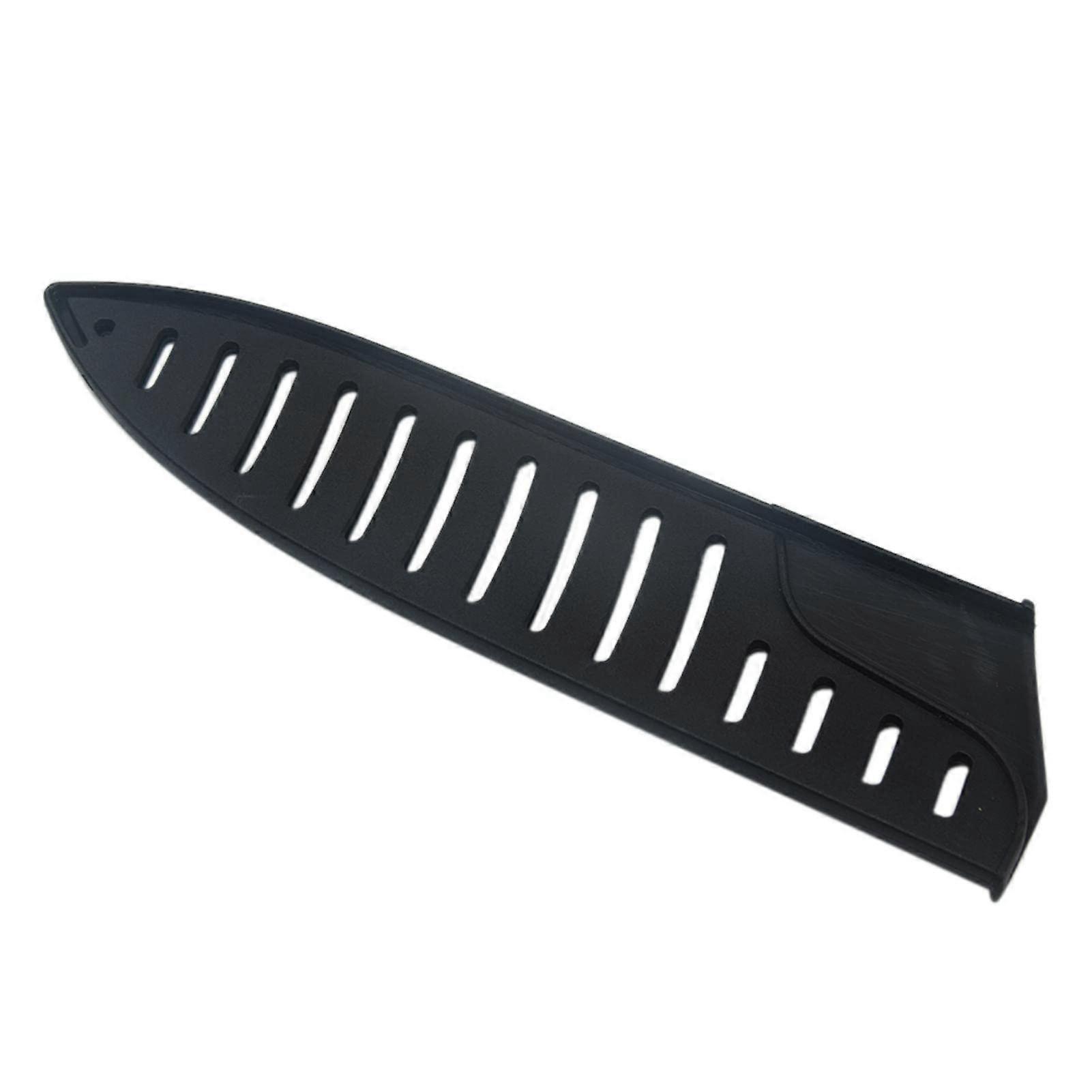 Knife Sheath 8 Inch Chef Knife Cover with Secure Blade Protection and Non‑Scratch Felt Lining Black