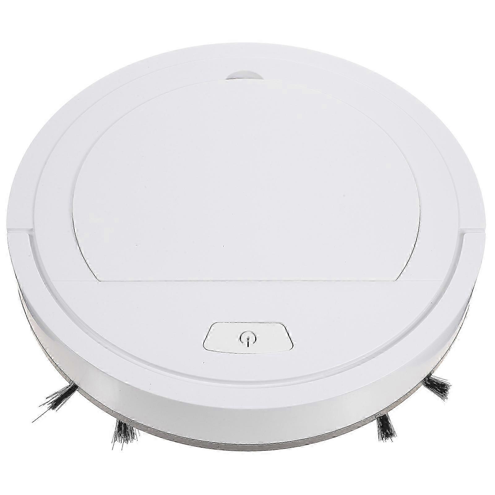 Floor Mopping Robot Useful Durable Simple USB Smart Clean Machine Cleaner Gift for Home (White)