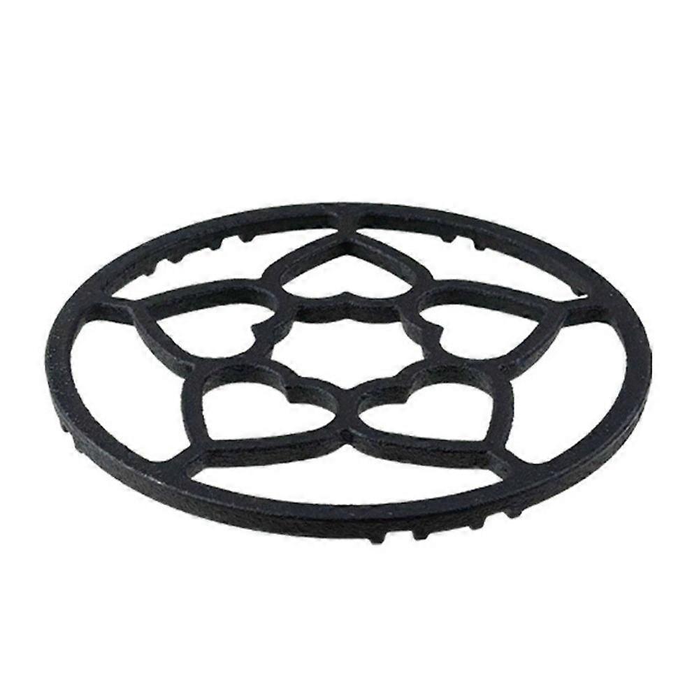 Support de cuisini��re �� gaz en fonte, ��pais, facile �� installer, support de table de cuisson, ajustement universel, conception antid��rapante