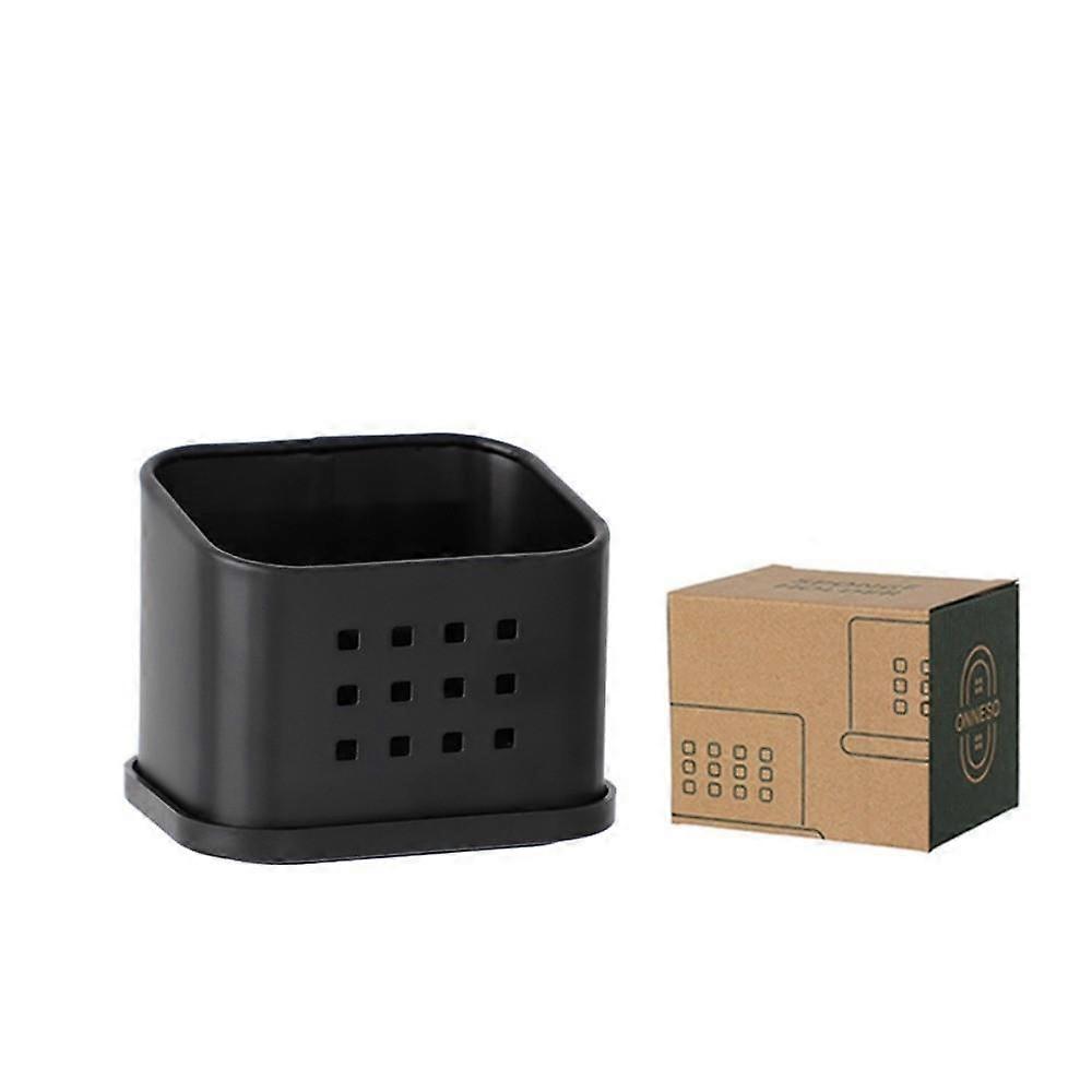 Convenient Storage Rack Metal Drain Box Durable Sponge Drain Rack  Countertop