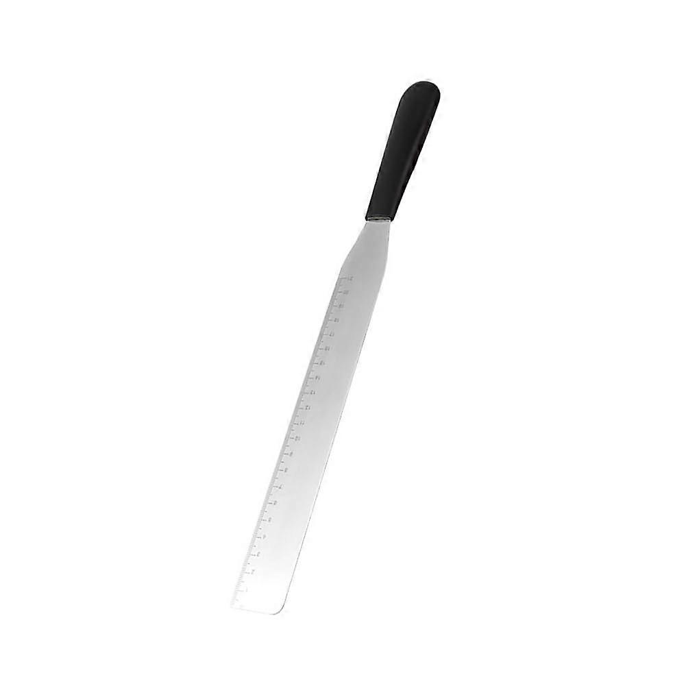 10 Inch Stainless Steel Cake Icing Spatula with Ergonomic Offset Design for Precision Decorating