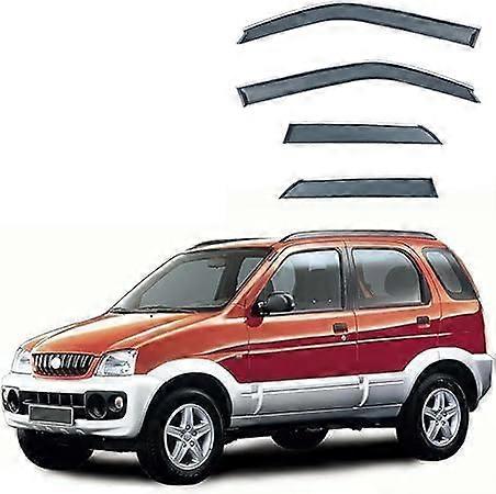 Window Visors Rain Guard for Daihatsu Terios 19972005 Side Window Wind Deflectors