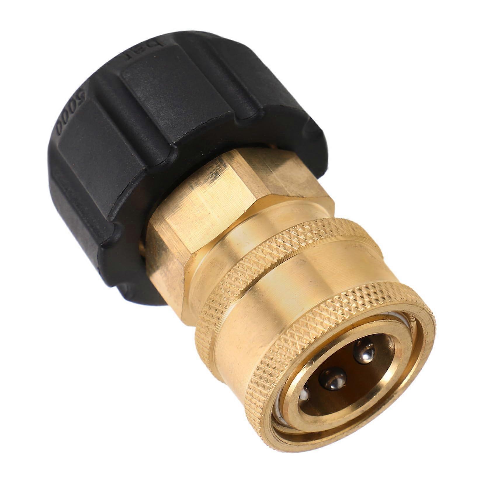 Pressure Washer Quick Connect Coupler LeakProof  Pressure Hose Adapter CorrosionResistant Build