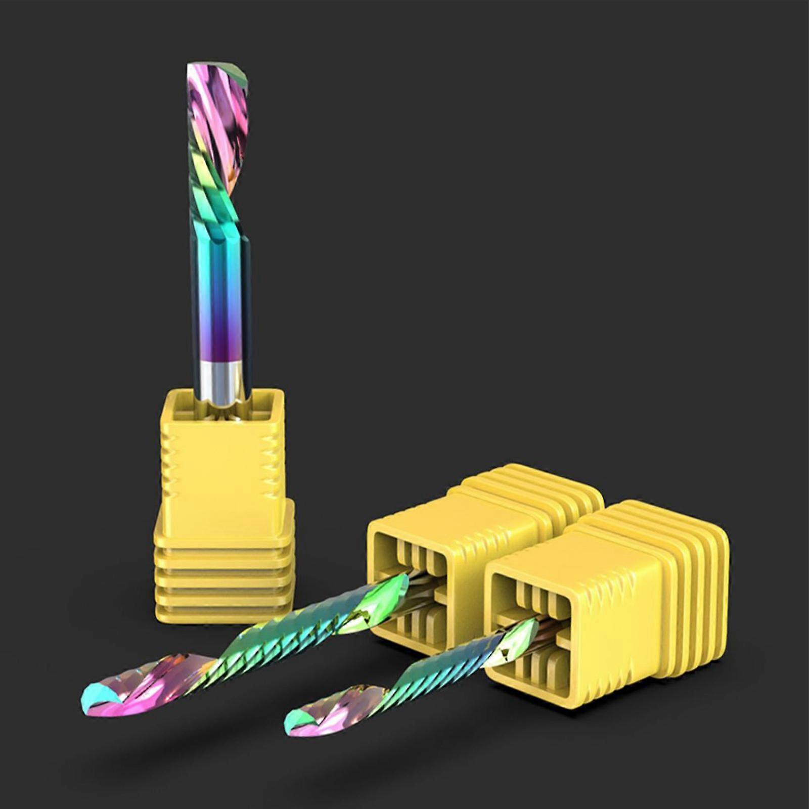 High Precise Advanced Helical Flute End Mill Engineered for High Speed Machining Featuring Quick Chip Evacuation Accuracy Multicolor