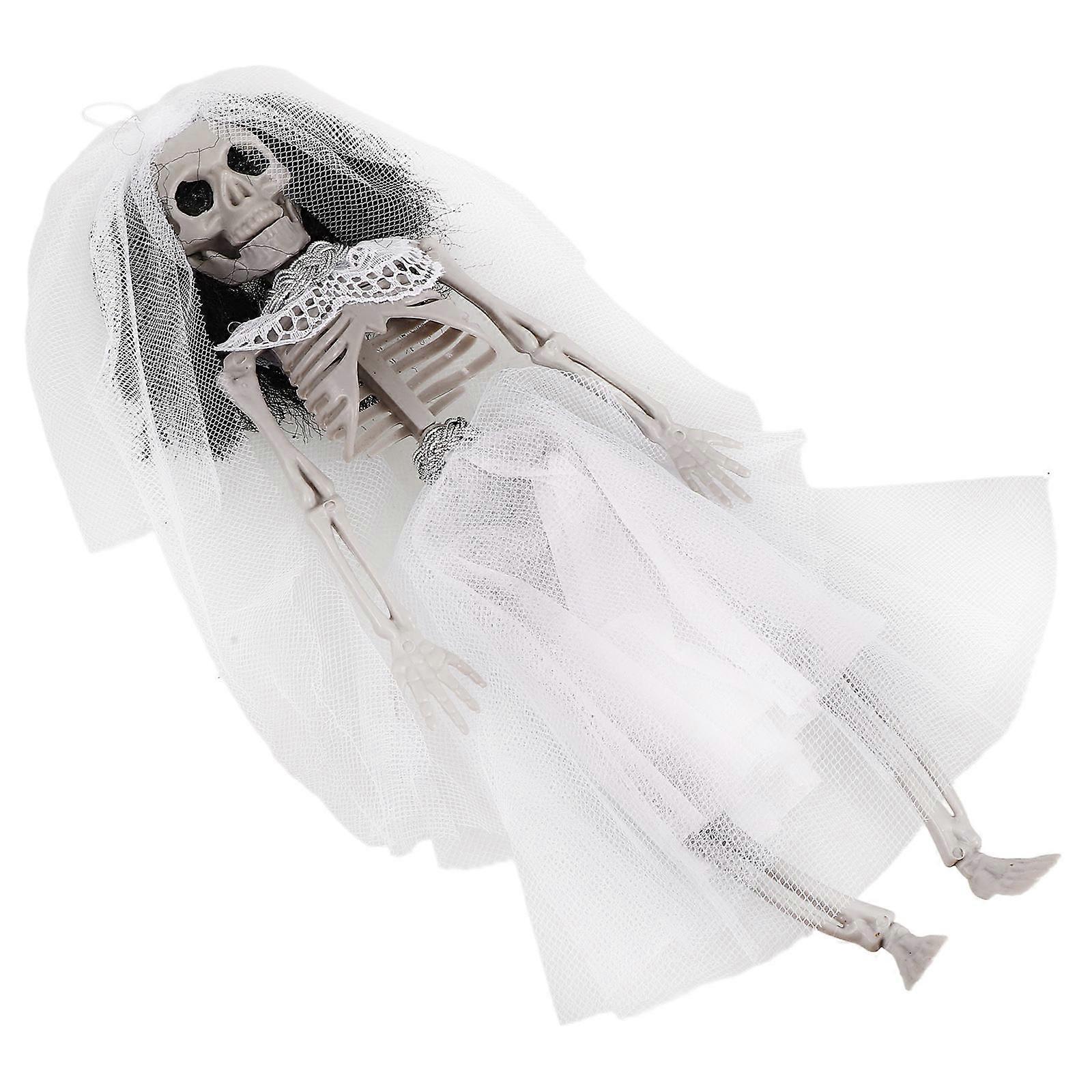 Halloween Decoration Skeleton Bride Statue for Wedding Party Halloween Skeleton Bride