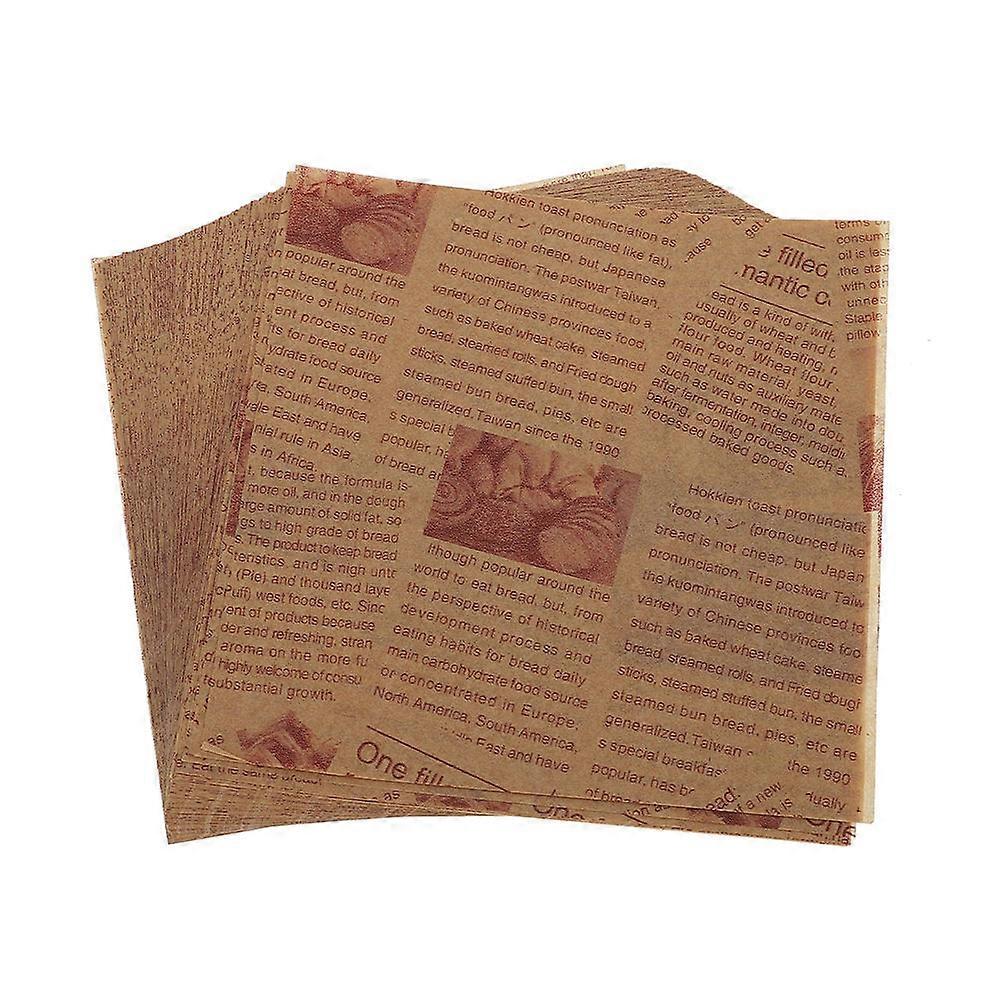 Baking Tools Parchment Paper Sheets Oil-Proof Temperature Resistance Oven Heating Multi Color 200Set