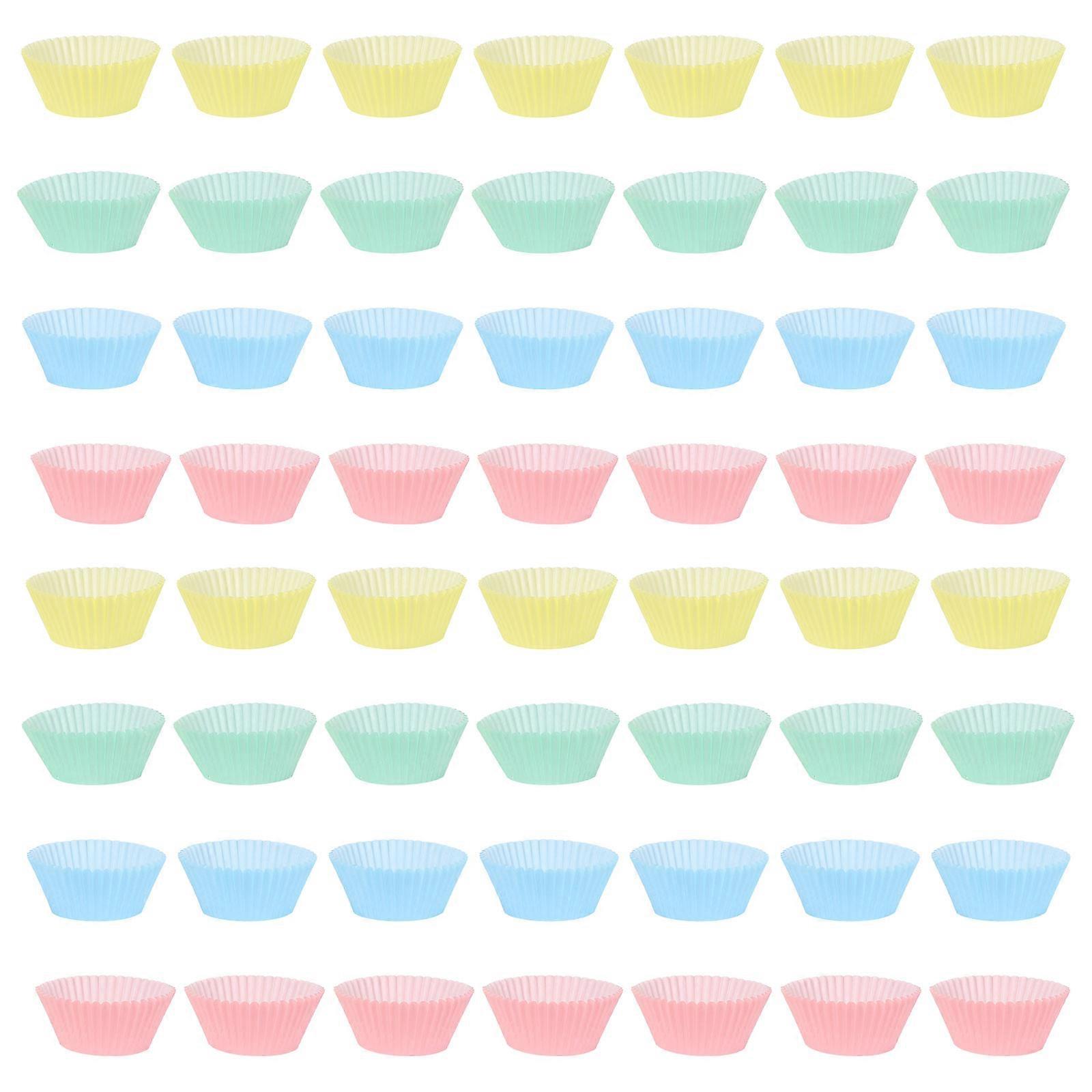 Cupcake Wrapper Muffin Cups for Baking Use 300Pcs Assorted Color Paper Cups