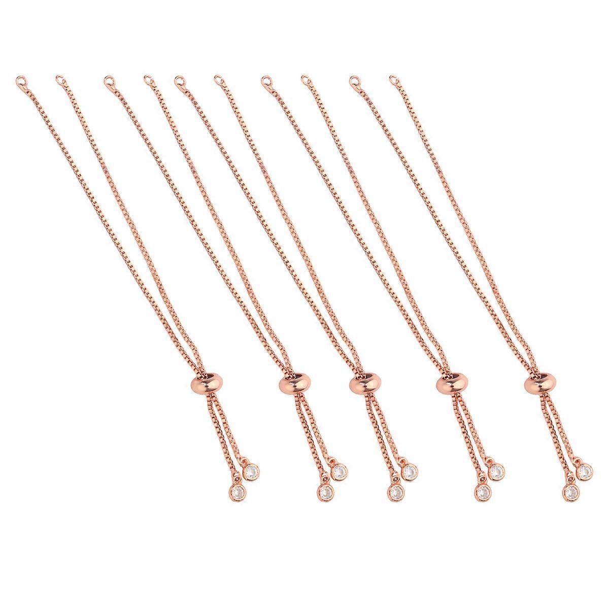 5pcs Adjustable Bracelets DIY Semi Finished Hand Chain for Home Decor