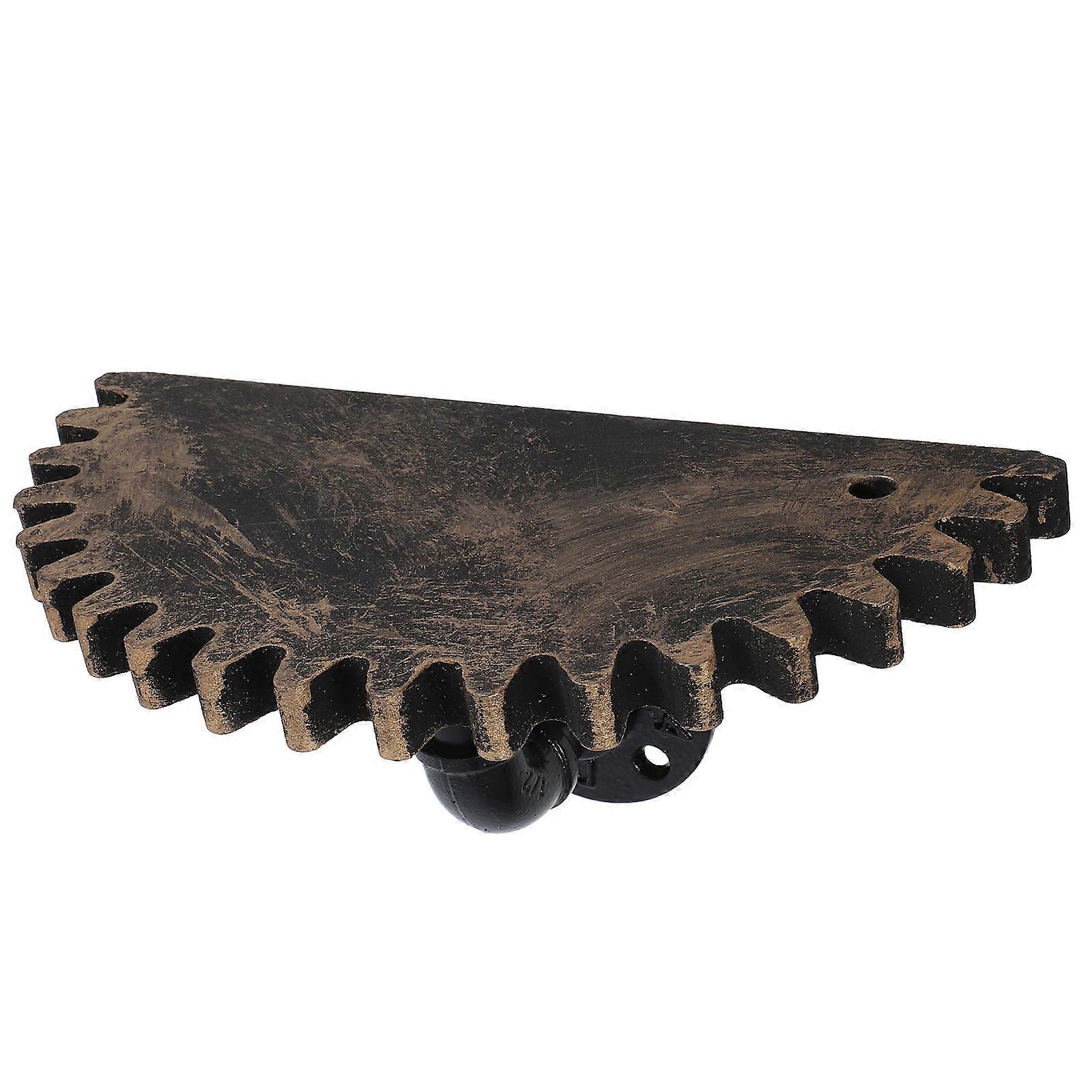 Rustic Wall Shelf Decor with Industrial Pipe Shelf for Home Display