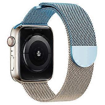 For Apple Watch Series 11 10 42mm/9 8 7 41mm/SE3 SE2 SE 6 5 4 40mm/3 2 1 38mm Gradient Milanese Stra