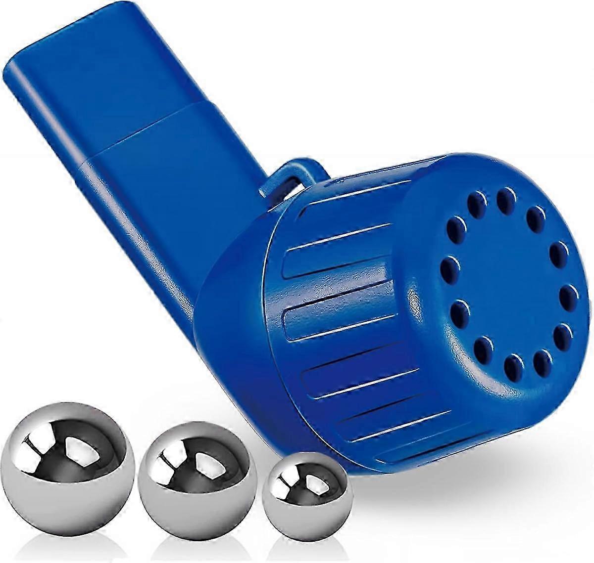 Lung Flute Breathing Vibration Expectorator Phlegm-Inducing Device Clearing Lung Instrument